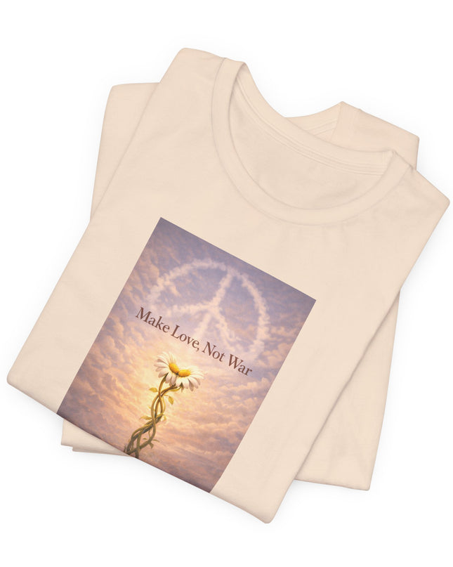"Make Love Not War" Unisex Jersey Short Sleeve Tee