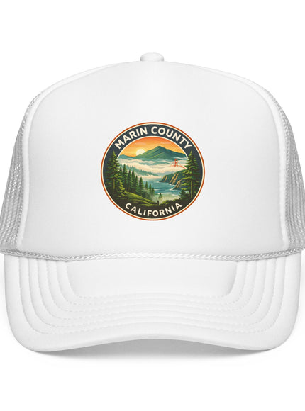 "Marin County, Above the Fog" Foam Trucker Hat