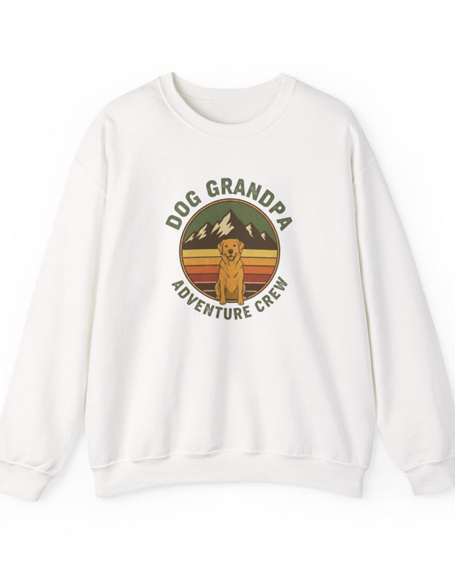 "Dog Grandpa Adventure Crew" Unisex Adult Sweatshirt