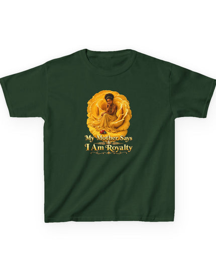 "My Mother Says I am Royalty" Kids Heavy Cotton Tee