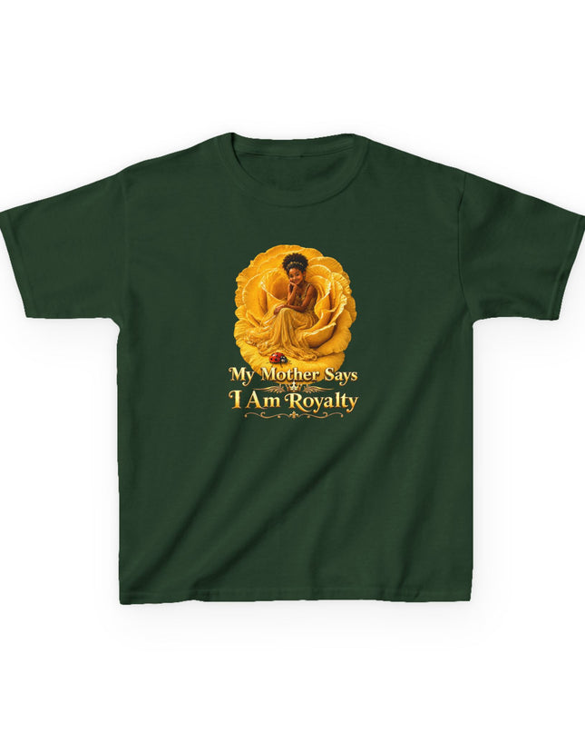 "My Mother Says I am Royalty" Kids Heavy Cotton Tee