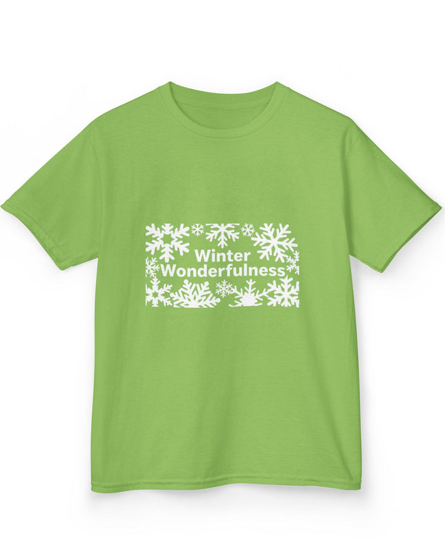 "Winter Wonderfulness" Kids Heavy Cotton Tee