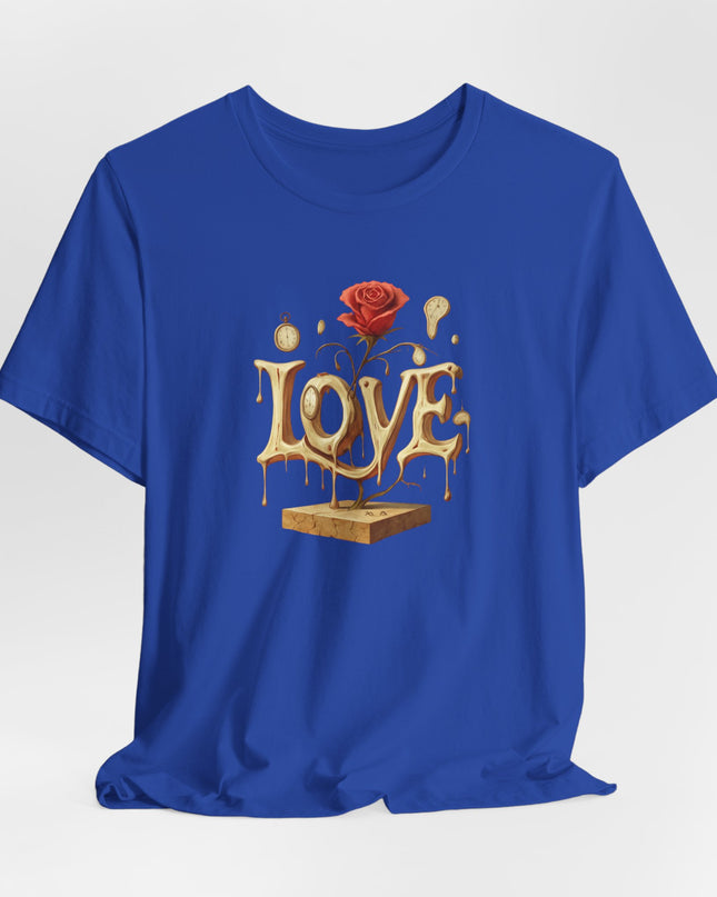 "Love - Salvador Dali Style" Unisex Jersey Short Sleeve Tee