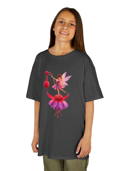 "Fuchsia Fairy" Kids Heavy Cotton Tee