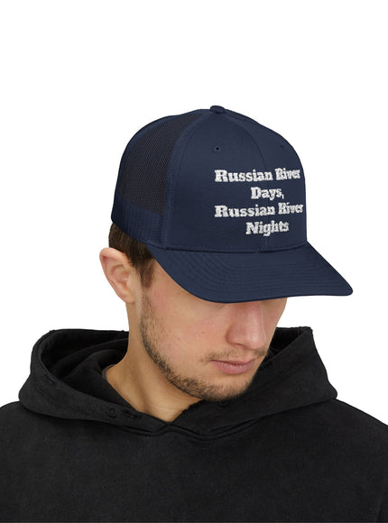 "Russian River Days, Russian River Nights" Snapback Trucker Cap