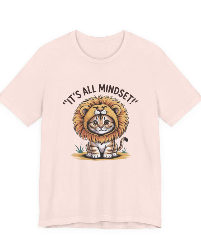 "Mindset Lion" Unisex Jersey Short Sleeve Tee
