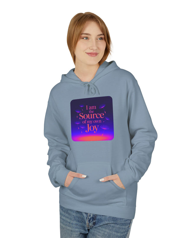"I Am the Source of my Own Joy" Unisex Midweight Softstyle Fleece Hoodie