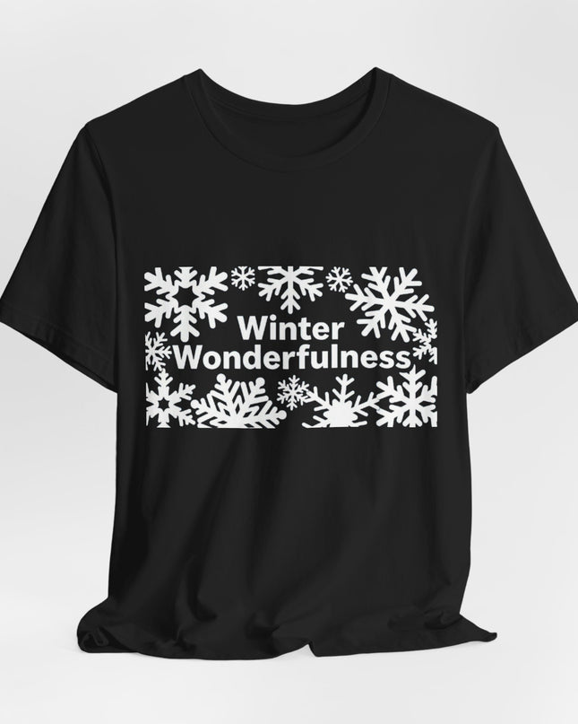 "Winter Wonderfulness" Unisex Jersey Short Sleeve Tee