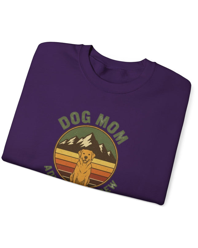 "Dog Mom Adventure Crew" Unisex Adult Sweatshirt