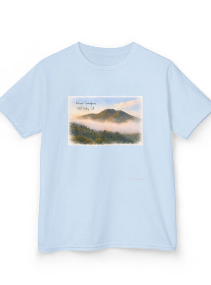 "Mount Tamalpais, Mill Valley, California Kids Heavy Cotton Tee