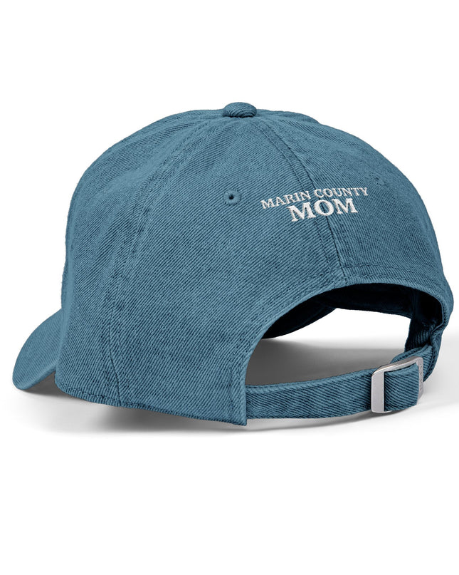 "Marin County Mom" Denim Hat (Embroidery)