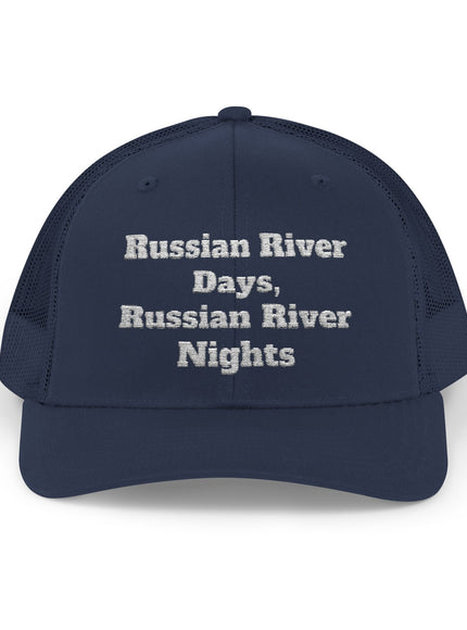 "Russian River Days, Russian River Nights" Snapback Trucker Cap