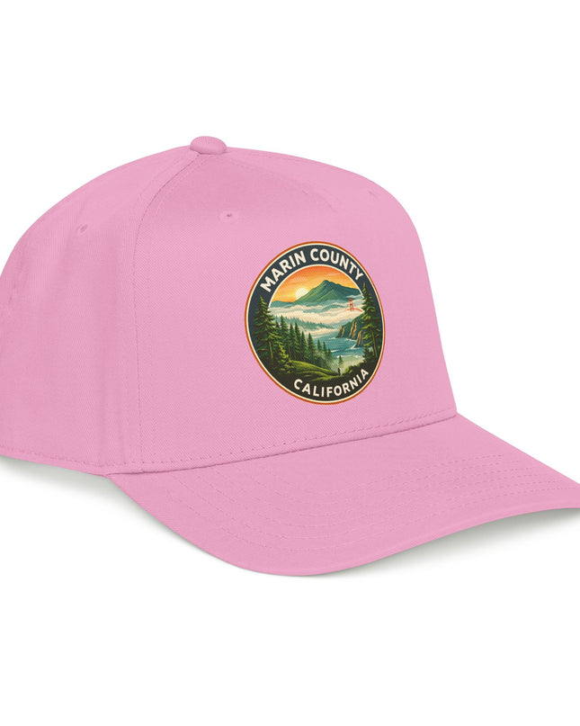 "Marin County, Above the Fog" Mid Profile Baseball Cap
