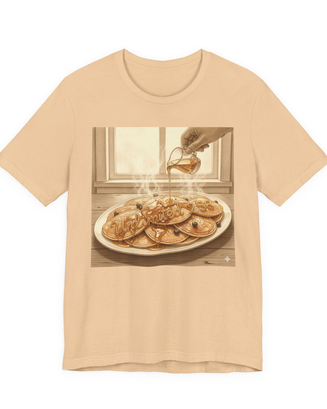 "Pancakes with Syrup" Unlimited 256 Unisex Jersey Short Sleeve Tee