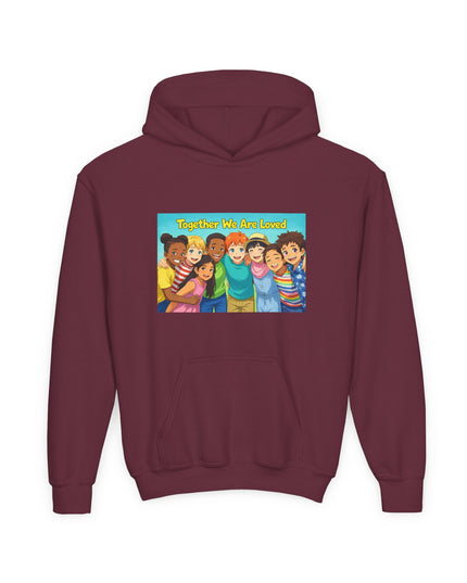 "Together We Are Loved" Youth Hooded Sweatshirt