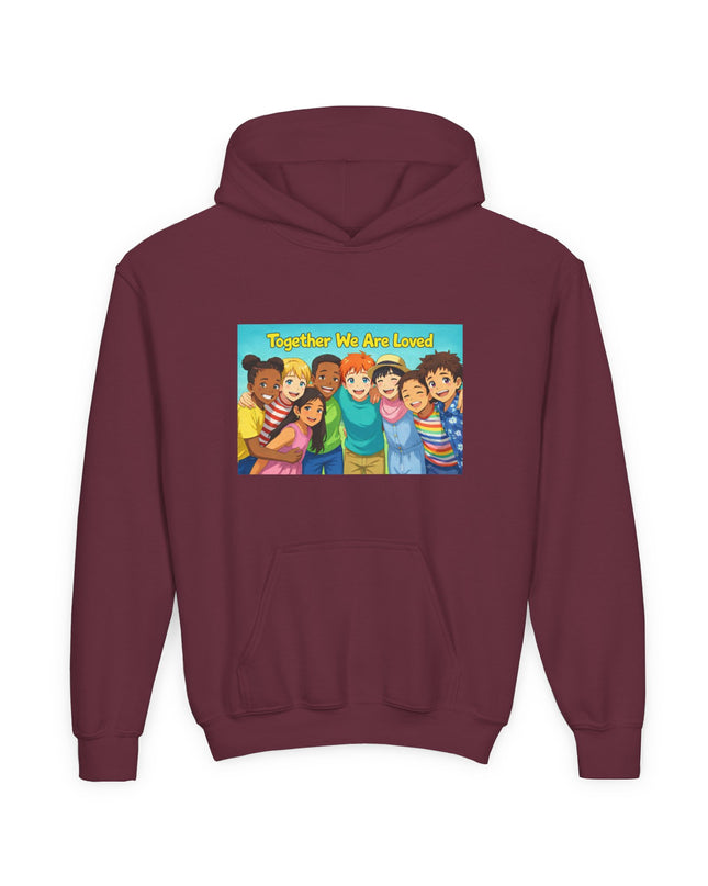 "Together We Are Loved" Youth Hooded Sweatshirt
