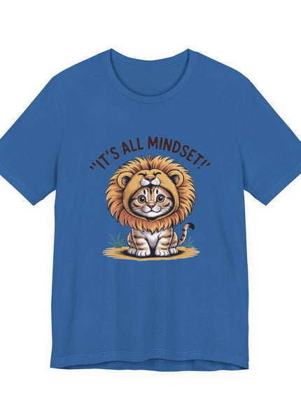 "Mindset Lion" Unisex Jersey Short Sleeve Tee