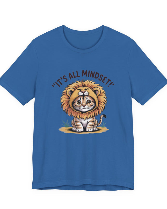 "Mindset Lion" Unisex Jersey Short Sleeve Tee