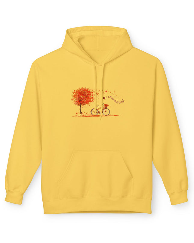 "I Love Autumn" Unisex Midweight Softstyle Fleece Hoodie