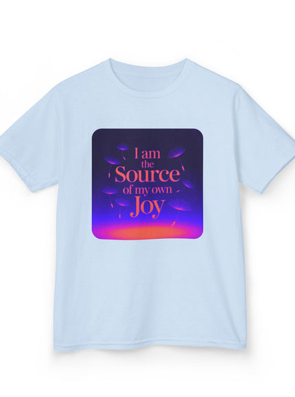 "I Am the Source of my Own Joy" Kids Heavy Cotton Tee