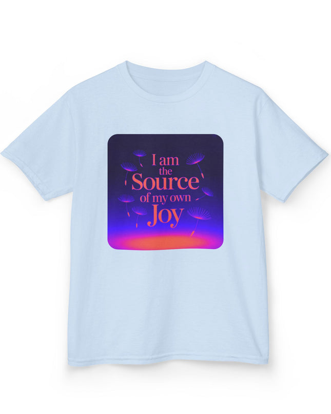 "I Am the Source of my Own Joy" Kids Heavy Cotton Tee