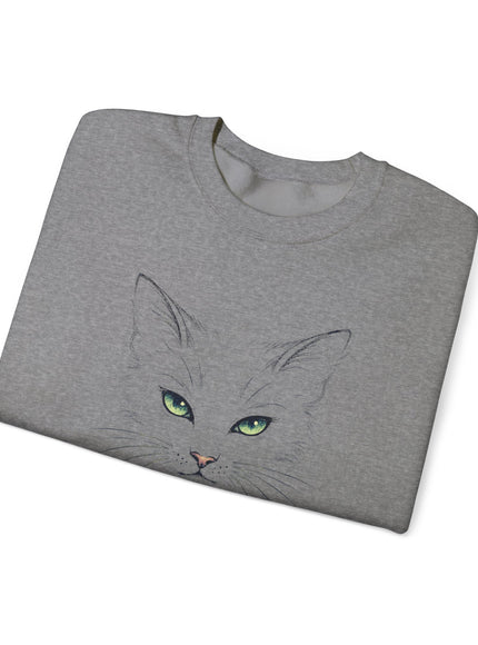 "Cat Face Sketch" Unisex Adult Sweatshirt