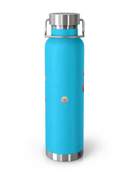 "Fuchsia Fairy" Copper Vacuum Insulated Bottle, 22oz