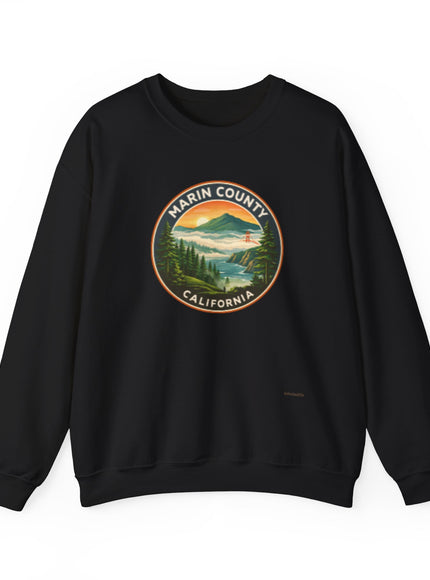 "Marin County, Above the Fog - no text" Unisex Heavy Blend Crewneck Sweatshirt