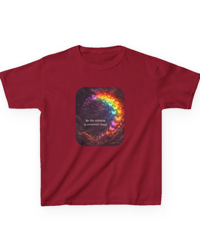 "Be the Rainbow in Someone's Cloud" Kids Heavy Cotton Tee