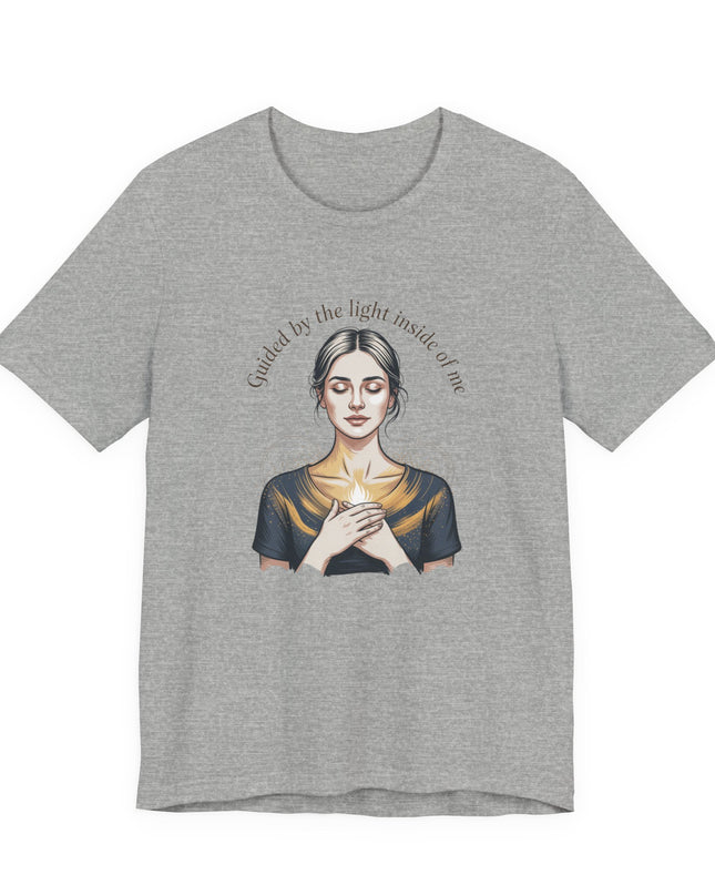 "Guided by the Light inside of Me" Unisex Jersey Short Sleeve Tee