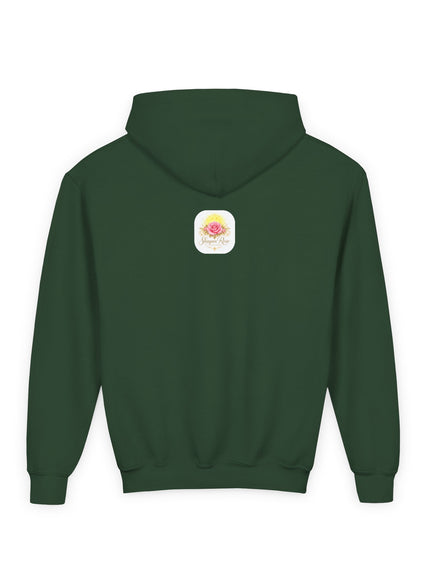 "My Father Says I am Royalty" Youth Heavy Blend Hooded Sweatshirt