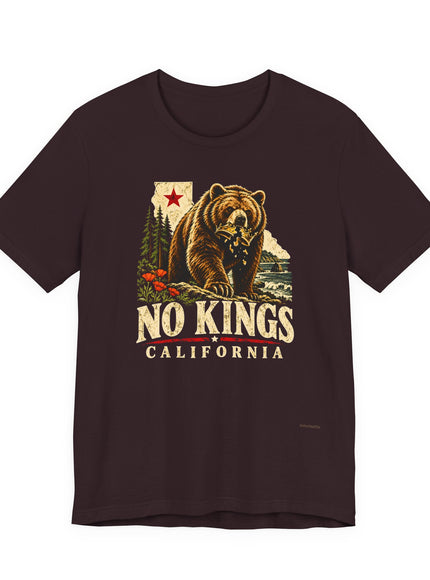 "No Kings California" Unisex Jersey Short Sleeve Tee