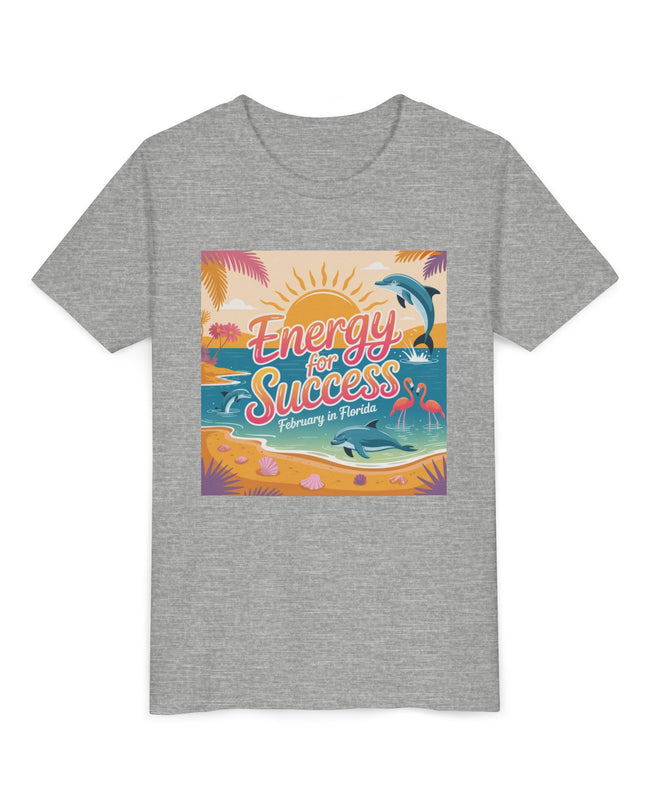 "February in Florida, Energy for Success" Youth Short Sleeve Tee
