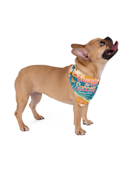 "February in Florida, Energy for Success" Pet Bandana