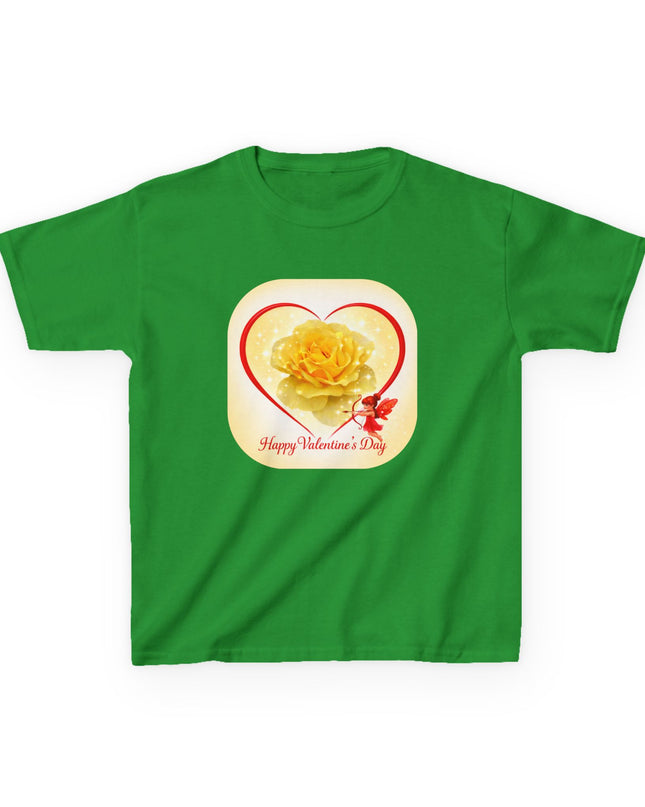 "Happy Valentine's Day" Kids Heavy Cotton Tee