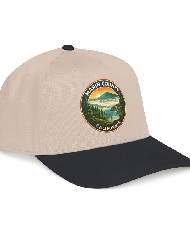 "Marin County, Above the Fog" Mid Profile Baseball Cap