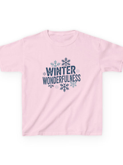 "Winter Wonderfulness" Kids Heavy Cotton Tee