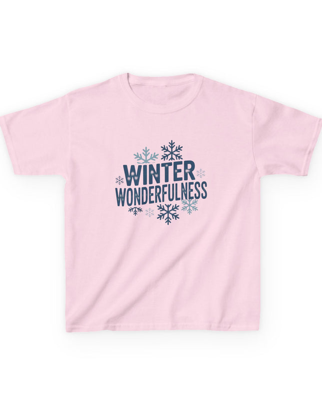 "Winter Wonderfulness" Kids Heavy Cotton Tee