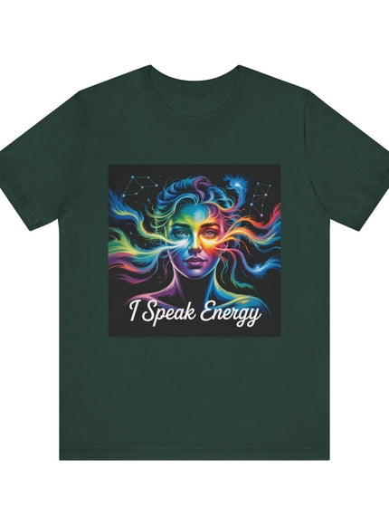 "I Speak Energy, (Energy for Success)" Men's and Women's Jersey Short Sleeve Tee