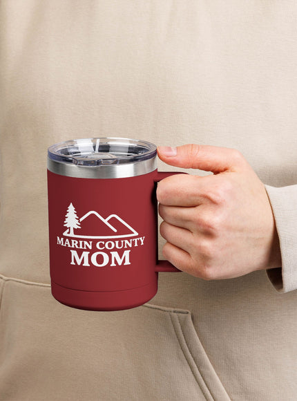 "Marin Country Mom" Coffee Mug Tumbler, 15oz