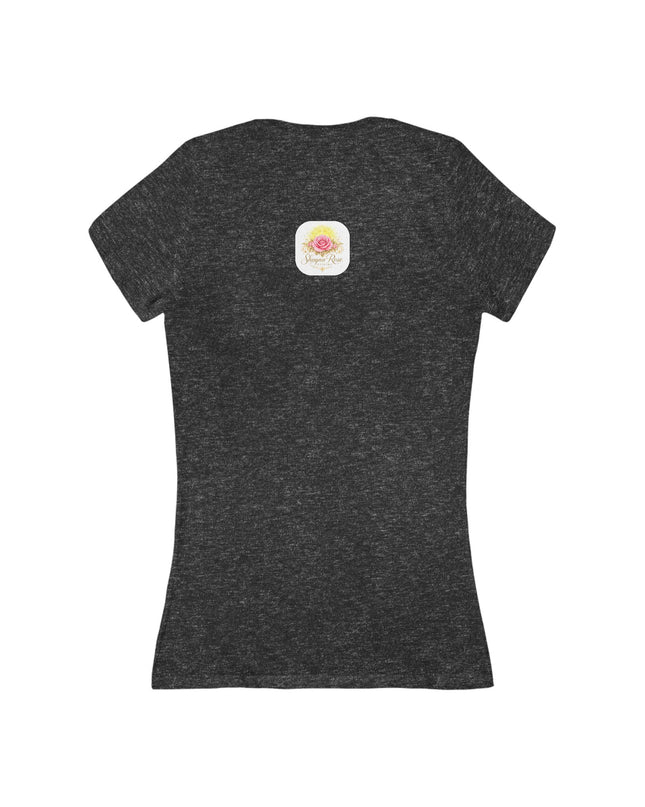 "My Mother Says I am Royalty" Women's Jersey Short Sleeve Deep V-Neck Tee