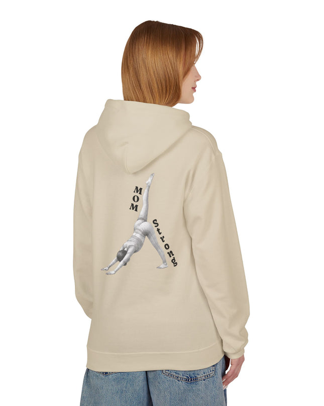"Mom Strong Pilates" (Darker ink on both sides) Unisex Midweight Softstyle Fleece Hoodie