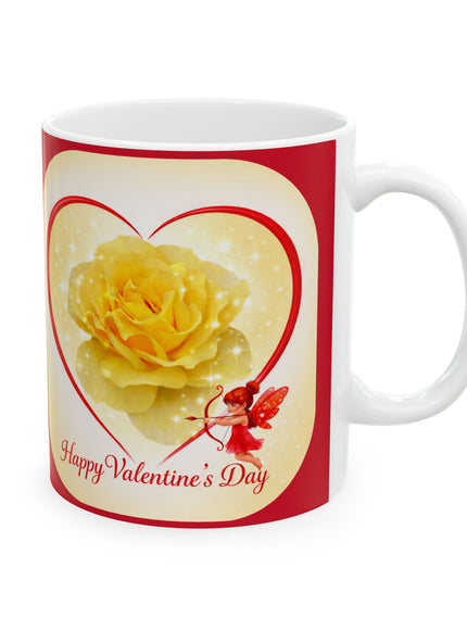 "Happy Valentine's Day" Ceramic Mug, (11oz, 15oz)