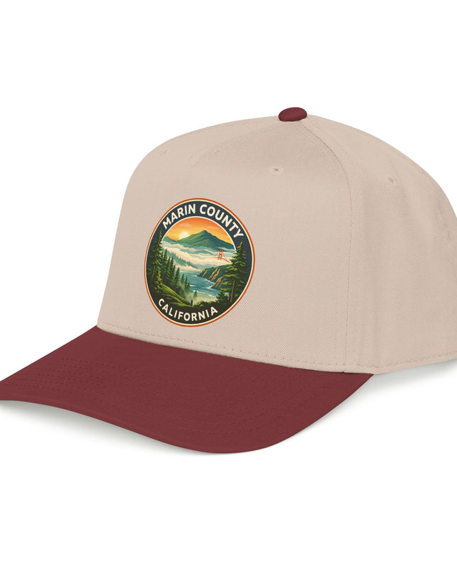 "Marin County, Above the Fog" Mid Profile Baseball Cap