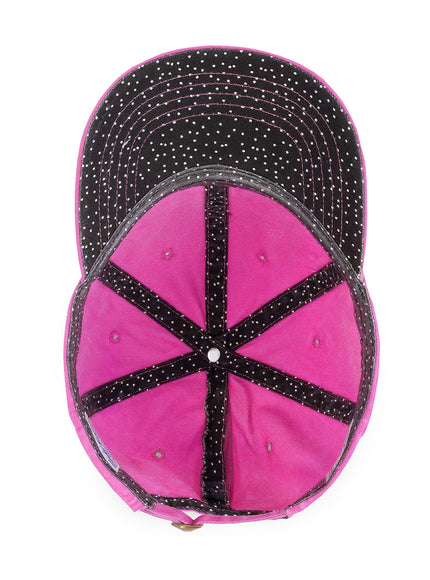 "Marin County Cat Mom" Women's Pigment-Dyed Cap with Fashion Undervisor (Embroidery)