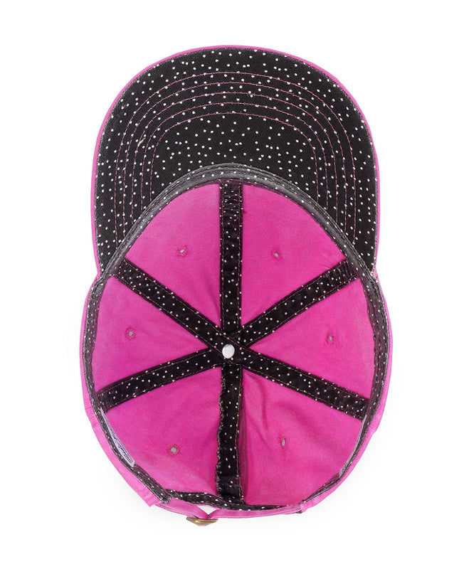 "Marin County Cat Mom" Women's Pigment-Dyed Cap with Fashion Undervisor (Embroidery)