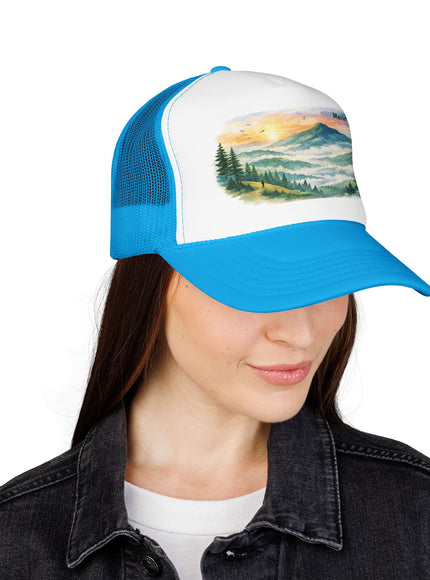 "Marin County, Where the Hills Meet the Sky" Foam Trucker Hat