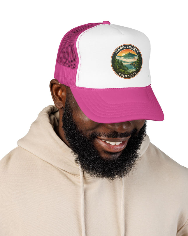 "Marin County, Above the Fog" Foam Trucker Hat