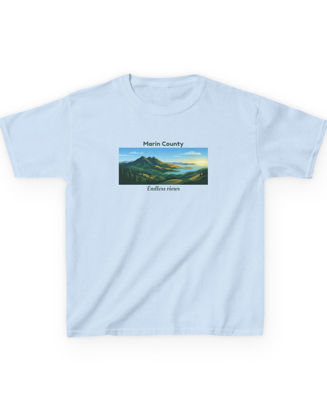 "Marin County - Endless Views" Kids Heavy Cotton Tee