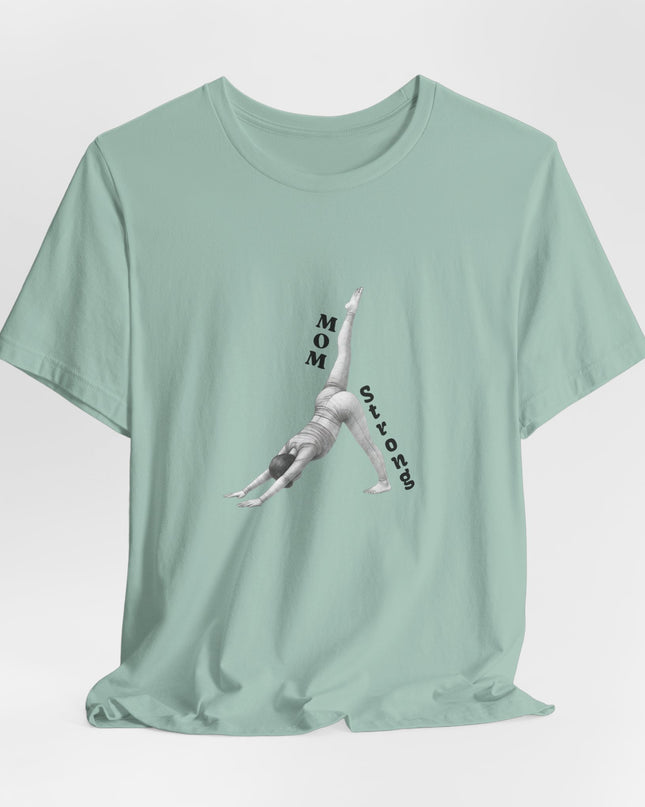 "Mom Strong Pilates" Unisex Jersey Short Sleeve Tee